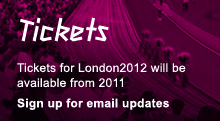 Tickets will go on sale in 2011. Find out more about ticketing.