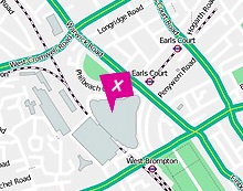 Map of Earl's Court