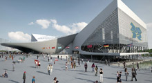 Aquatics Centre during the Games