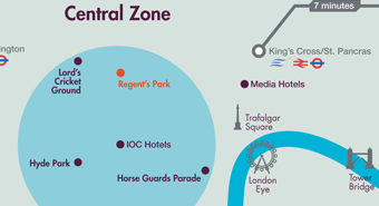 Map of Regent's Park