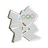 London 2012 logo pin badge